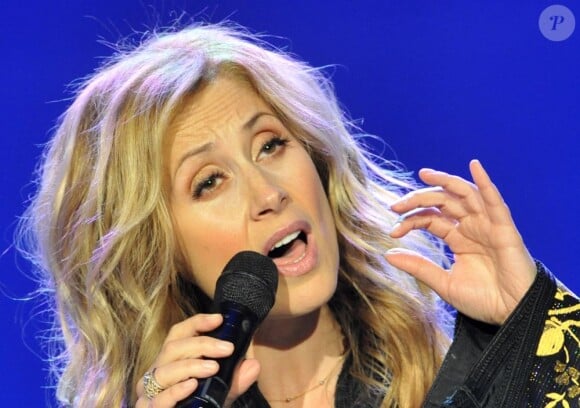 Lara Fabian à Prague, le 12 mars 2012.