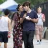 Keira Knightley et son fiancé James Righton le 30 juillet 2012 à New York