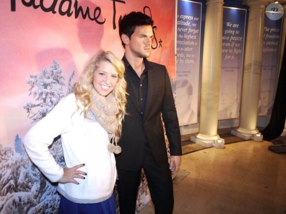 La statue de cire de Taylor Lautner au musée Madame Tussauds à New York, le 15 novembre 2012.