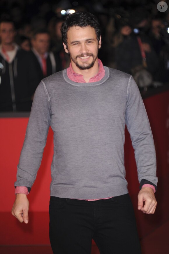 James Franco à Rome le 16 novembre 2012.