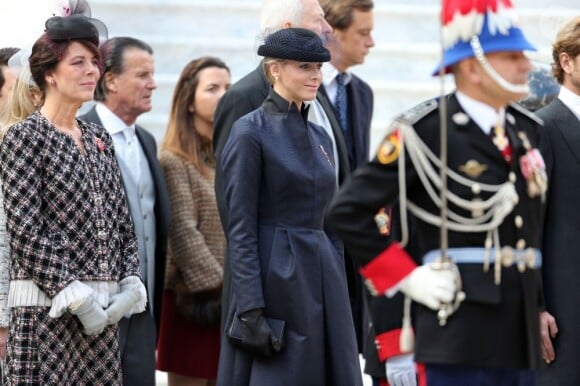 La princesse Caroline de Hanovre et la princesse Charlene de Monaco -