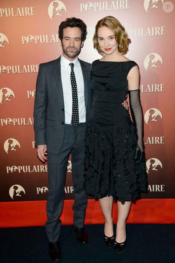 Romain Duris et Déborah Francois lors de l'avant-première du film Populaire à Paris le 19 novembre 2012