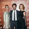 Bérénice Bejo, Romain Duris et Déborah Francois lors de l'avant-première du film Populaire à Paris le 19 novembre 2012