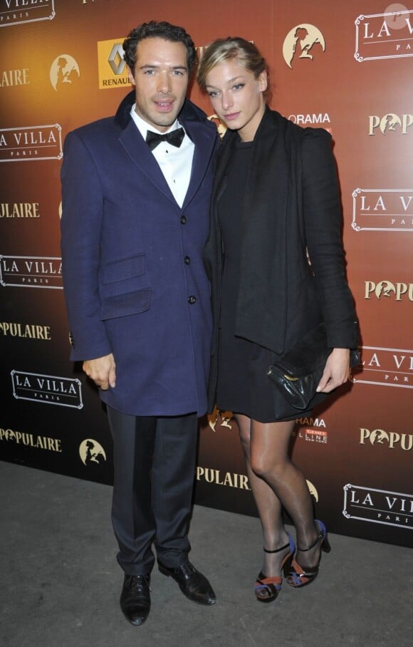 Nicolas Bedos et Zoe Reyners lors de l'after party à la Villa après l'avant-première du film Populaire à Paris le 19 novembre 2012