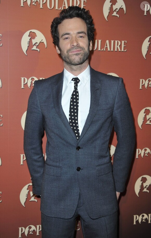 Romain Duris lors de l'avant-première du film Populaire à Paris le 19 novembre 2012