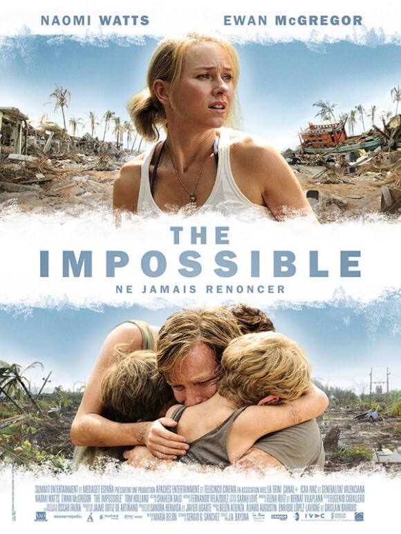 Affiche du film The Impossible de Juan Antonio Bayona, en salles le 21 novembre 2012