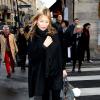 Kate Moss arrive chez Colette à Paris pour la dédicace de son livre le 21 novembre 2012