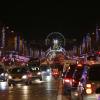 Diane Kruger a donné le coup d'envoi des illuminations de Noël des Champs-Élysées 2012-2013 en compagnie du maire de Paris Bertrand Delanoë et d'Anne Hidalgo, première adjointe au maire de Paris. Le 21 novembre 2012.