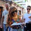 Lady Gaga à la rencontre de ses nombreux fans à Buenos Aires en Argentine le 14 novembre 2012.