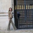 Elisa Sednaoui en plein shooting pour Gerard Darel à Paris le 23 novembre 2012