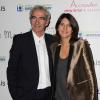 Estelle Denis et Raymond Domenech au premier dîner de Gala de L'étoile de Martin au Mini Palais à Paris, le 29 Novembre 2012.