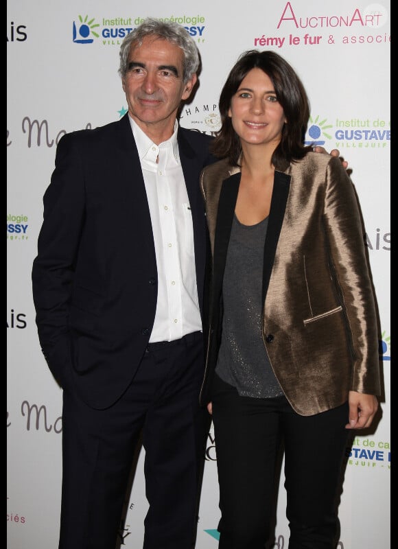 Estelle Denis et Raymond Domenech au premier dîner de Gala de L'étoile de Martin au Mini Palais à Paris, le 29 Novembre 2012.
