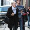 Sharon Stone arrive sur le tournage de Fading Gigolo à New York, le 29 novembre 2012.