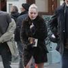 Sharon Stone n'a pas froid aux yeux sur le tournage de Fading Gigolo à New York, le 29 novembre 2012.
