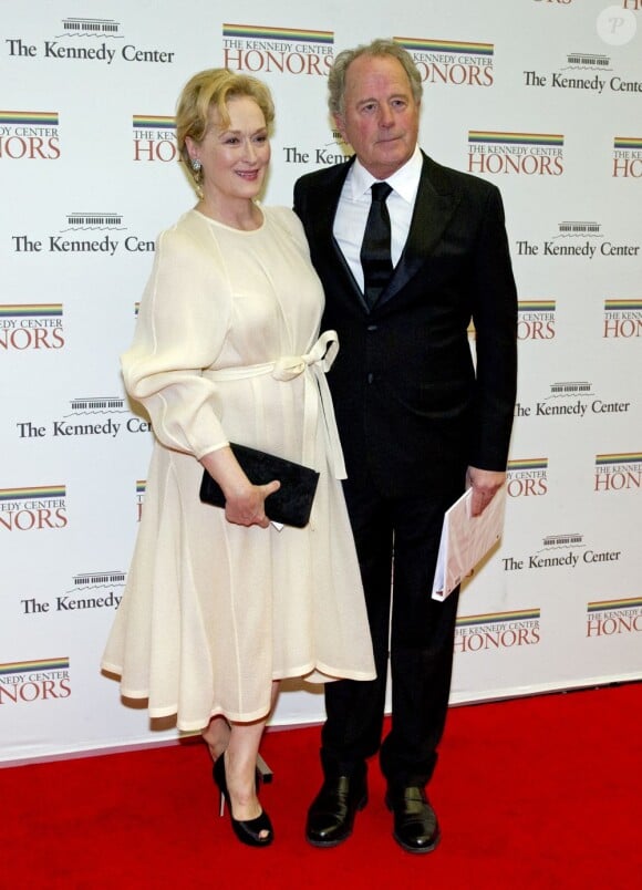 Meryl Streep et Don Gummer lors du dîner de la cérémonie de remise d'honneurs au Kennedy Center à Washington le 1er décembre 2012