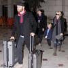 Naomi Watts, son compagnon Liev Schreiber et leurs fils Alexander et Samuel ont pris un train pour New York au départ de Washington D.C. Le 3 decembre 2012