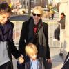 Naomi Watts, son compagnon Liev Schreiber et leurs fils Alexander et Samuel ont pris un train pour New York au départ de Washington D.C. Le 3 decembre 2012 : leurs enfants sont des anges irrésistibles