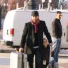 Liev Schreiber et son fils ont pris un train pour New York au départ de Washington D.C. Le 3 decembre 2012