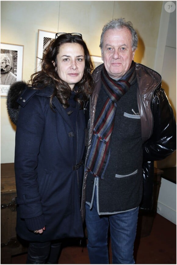 Caroline Sarkozy et Jacques Grange - Présentation à la Galerie du Passage du documentaire "Une jeunesse Tunisienne" de Farida Khelfa et vernissage de l'exposition d'Emir Ben Ayed, à Paris le 3 Decembre 2012.