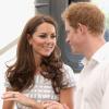 Kate Middleton et le prince Harry à Londres le 26 juillet 2012.