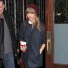 Taylor Swift et Harry Styles sont sortis séparément de l'hôtel de la chanteuse dans New York, après avoir passé la nuit ensemble, le mardi 4 décembre 2012.