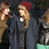 Taylor Swift se rend au restaurant à New York le 4 décembre 2012.