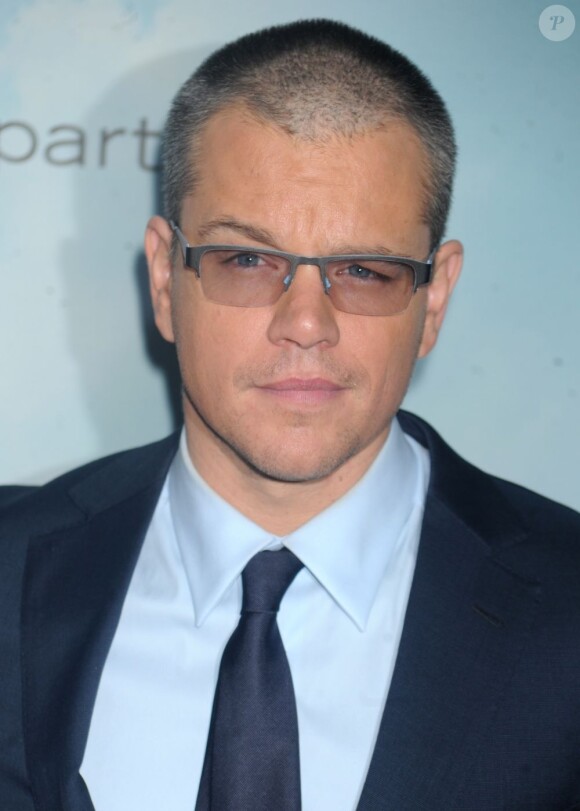 Matt Damon arrive à la première de Promised Land à New York le 4 décembre 2012.