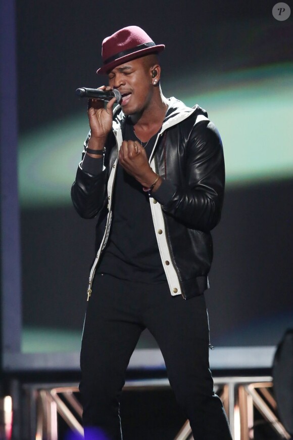 Ne-Yo en concert lors de la soirée des nominations pour les Grammy Awards 2013, le 5 décembre 2012 à Nashville.