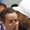 Nicolas Sarkozy et le rappeur Doc Gyneco à Marseille, le 2 septembre 2006.