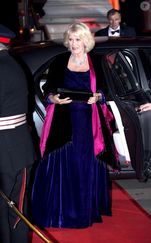 La duchesse de Cornouailles à la soirée Sun Military Awards à Londres le 6 décembre 2012.