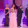 Les cinq finalistes lors de l'élection de Miss France 2013 le samedi 8 décembre 2012 sur TF1 en direct de Limoges
