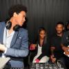 Trey Smith est DJ au Jelsomino club à Miami le 7 décembre 2012 : il est soutenu par son père Will Smith, sa femme Jada Pinkett et ses enfants Willow et Jaden
