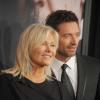Hugh Jackman et sa femme Deborra-Lee Furness assistent à l'avant-première du film Les Misérables à New York le 10 décembre 2012.