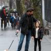 Hugh Jackman est allé chercher sa fille Ava à la sortie de l'école à New York le 10 décembre 2012.