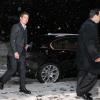 Tom Cruise sous la neige à Stockholm, où il assure la promo du film Jack Reacher, le 11 décembre 2012.