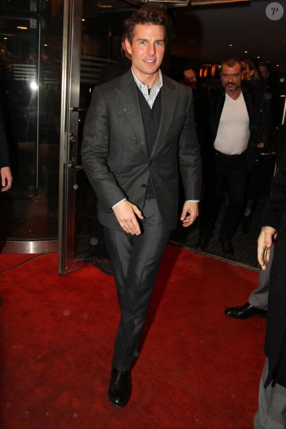 Tom Cruise pendant la première du film Jack Reacher, le 11 décembre 2012.