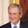 George W. Bush et sa femme Laura Bush à la Maison Blanche le 31 mai 2012.