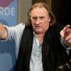 Gérard Depardieu durant un photocall pour le film Astérix et Obélix : Au service de sa majesté à Berlin le 1er octobre 2012