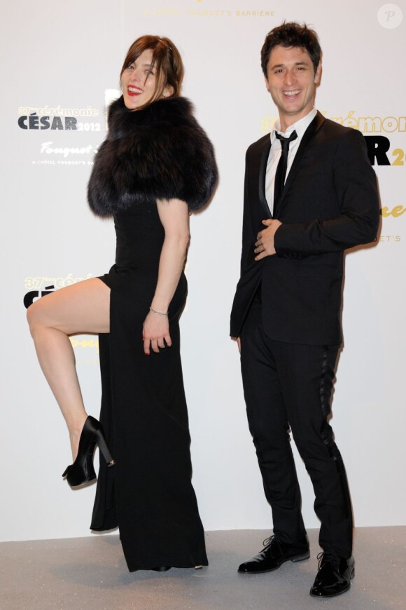 Valérie Donzelli et Jérémie Elkaïm lors de l'after party des César le 24 février 2012