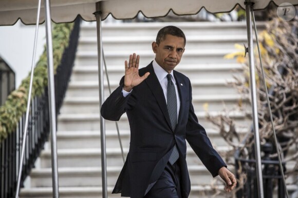 Barack Obama se rend dans le Connecticut le 16 décembre 2012, deux jours après le drame de Newtown.