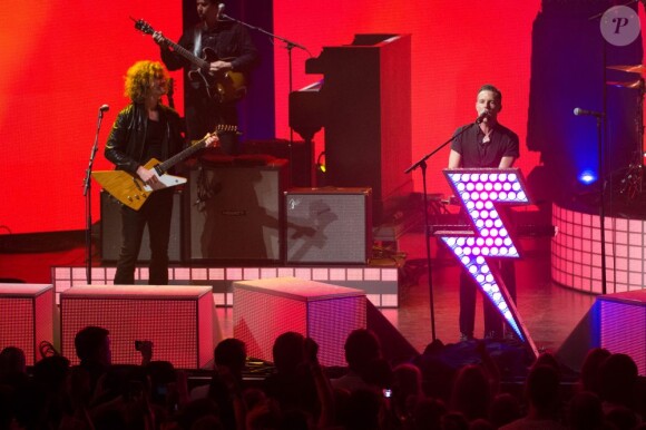The Killers sur scène à Londres le 11 septembre 2012