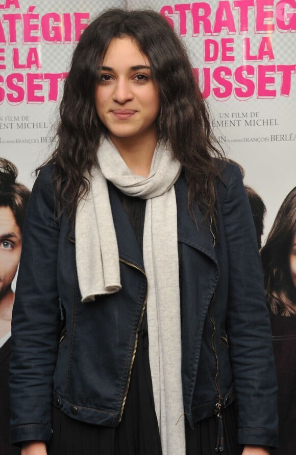 Camélia Jordana présente à l'avant-première de La stratégie de la poussette au cinéma le St Germain à Paris, le 18 décembre 2012.