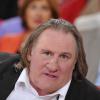 Gérard Depardieu lors de l'enregistrement de Vivement dimanche à Paris le 3 octobre 2012.