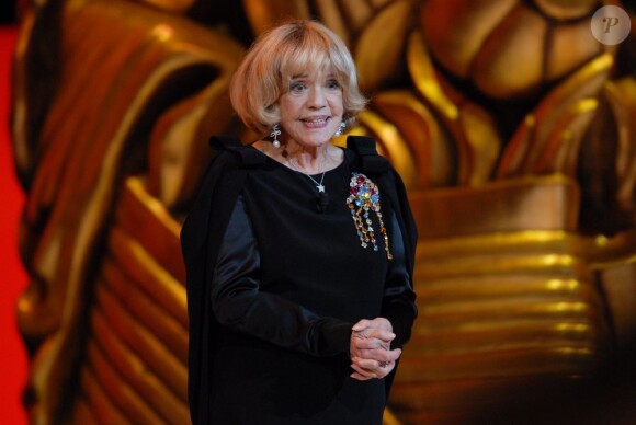 Jeanne Moreau reçoit son César d'honneur, le 22 février 2008.