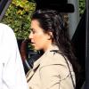 Kim Kardashian à sa sortie du salon de beauté Piny à Beverly Hills. Le 21 décembre 2012.