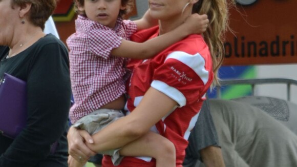 Jennifer Lopez : Match de football endiablé avec Casper et les jumeaux