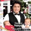 Frédéric François fait la couverture de Nous Deux avec ses petits-enfants, en kiosques depuis le 24 décembre 2012.