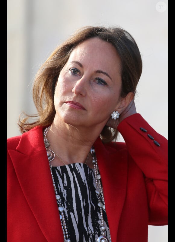 Ségolène Royal annonce sa défaite aux élections législatives, à La Rochelle, le 17 juin 2012. 