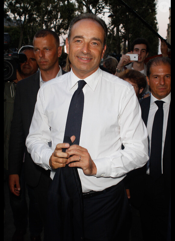 Jean-François Copé au Café Politique organisé par Jean Sarkozy à Neuilly sur Seine, le 4 septembre 2012.