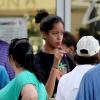 Exclusif - La fille aînée de Barack et Michelle Obama, Malia (14 ans), en vacances avec des proches sur l'île de Maui à Hawaï. Le 24 décembre 2012.